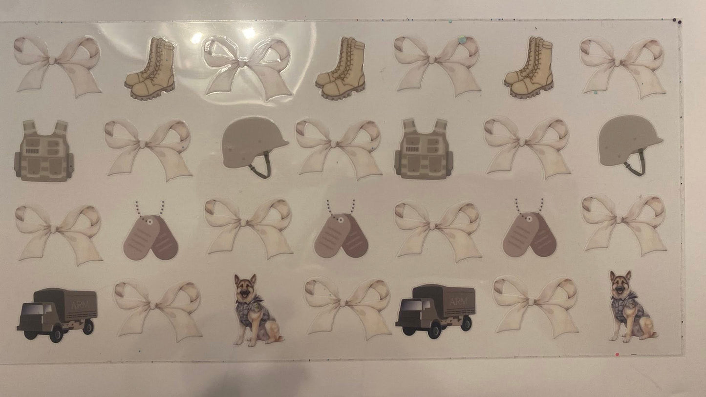 Decals - Flowers, Butterflies and Bows