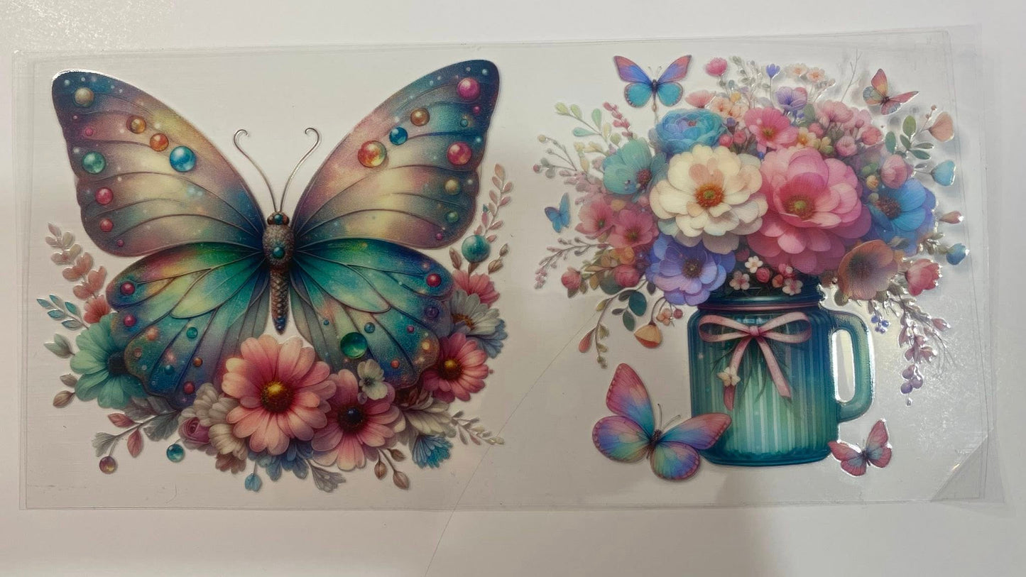 Decals - Flowers, Butterflies and Bows