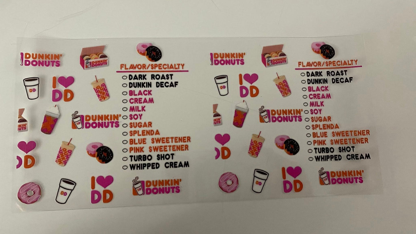 Decals - Drinks