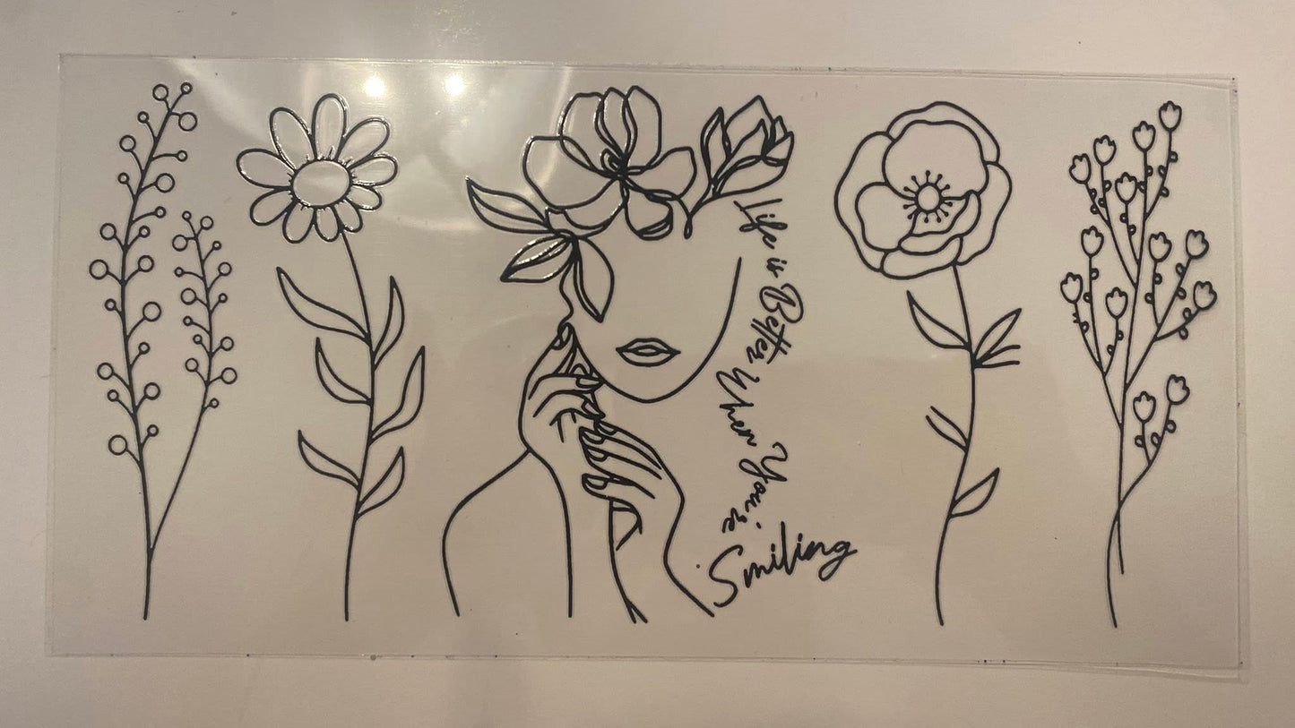 Decals - Flowers, Butterflies and Bows