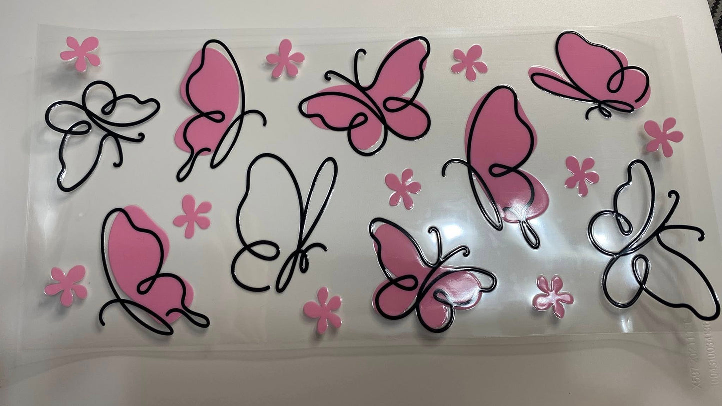 Decals - Flowers, Butterflies and Bows