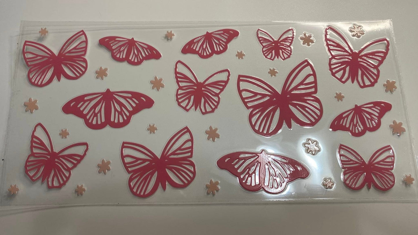 Decals - Flowers, Butterflies and Bows