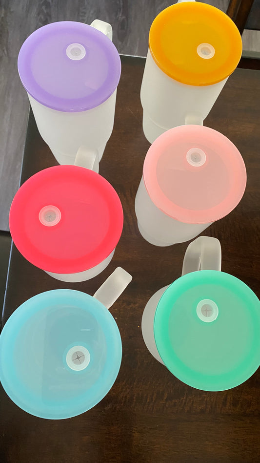 20oz Frosted Glass Cups