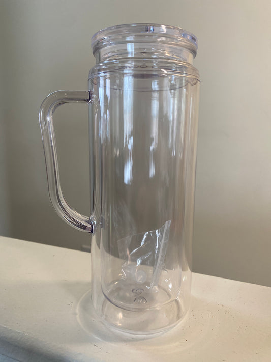 20oz Snowglobe Acrylic w/handle