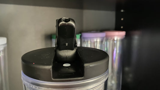 20oz Acrylic Flip Straw Snowglobes